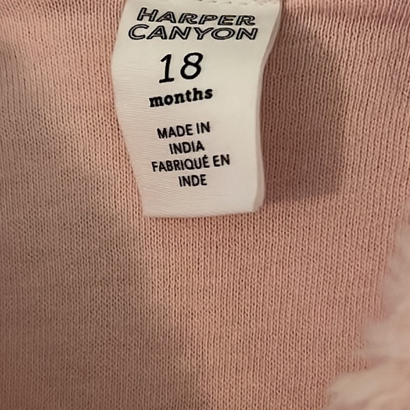 Harper Canyon Vest Wubby Teddy Pink Teddy Ear Sweatshirt - Picture 3 of 8